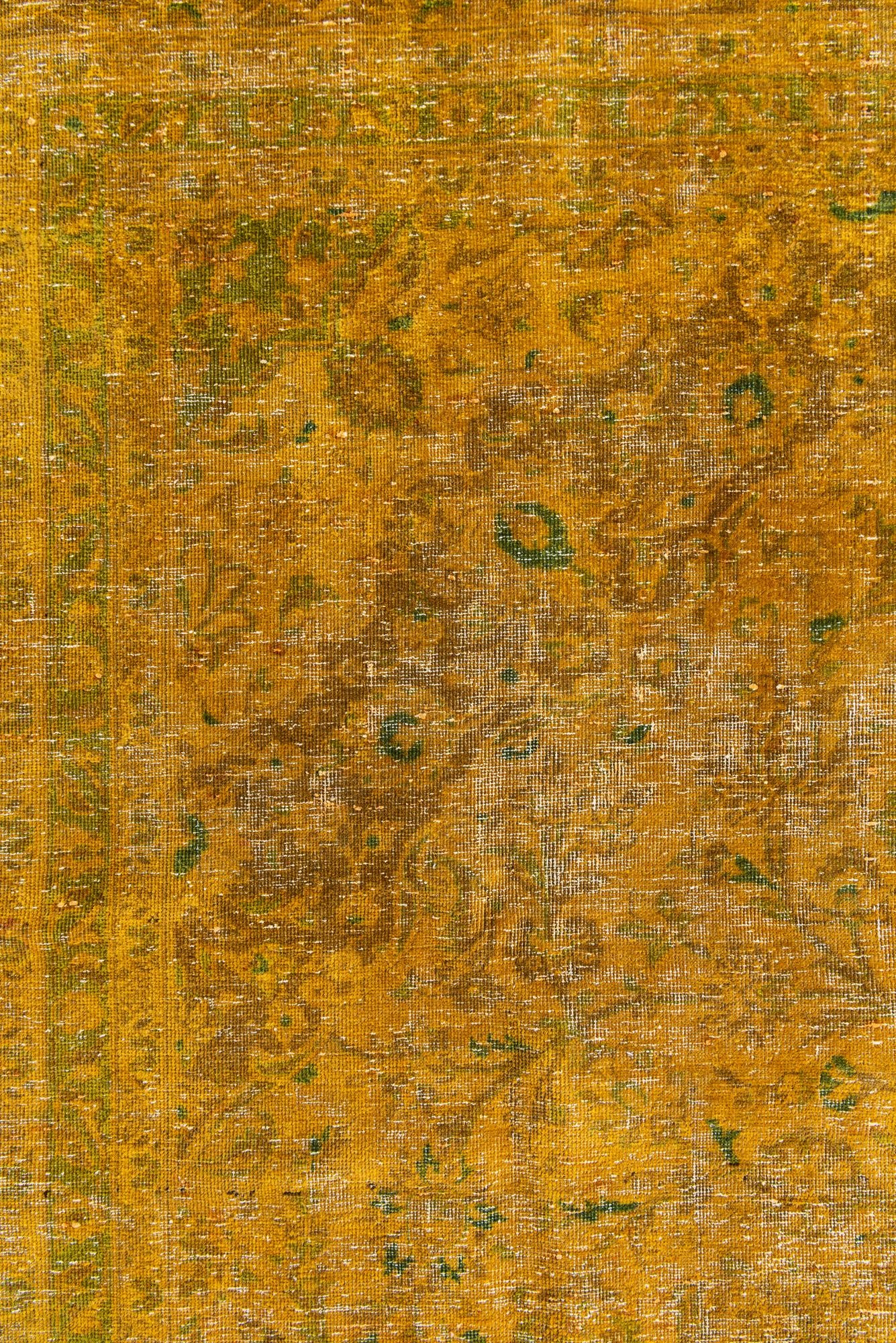 9' 5 x 12' 8 Hand Knotted Ultra Vintage Persian Wool Rug