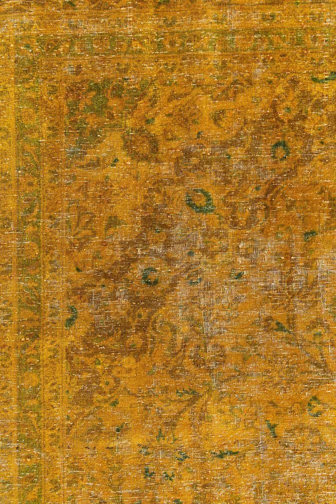 9' 5 x 12' 8 Hand Knotted Ultra Vintage Persian Wool Rug