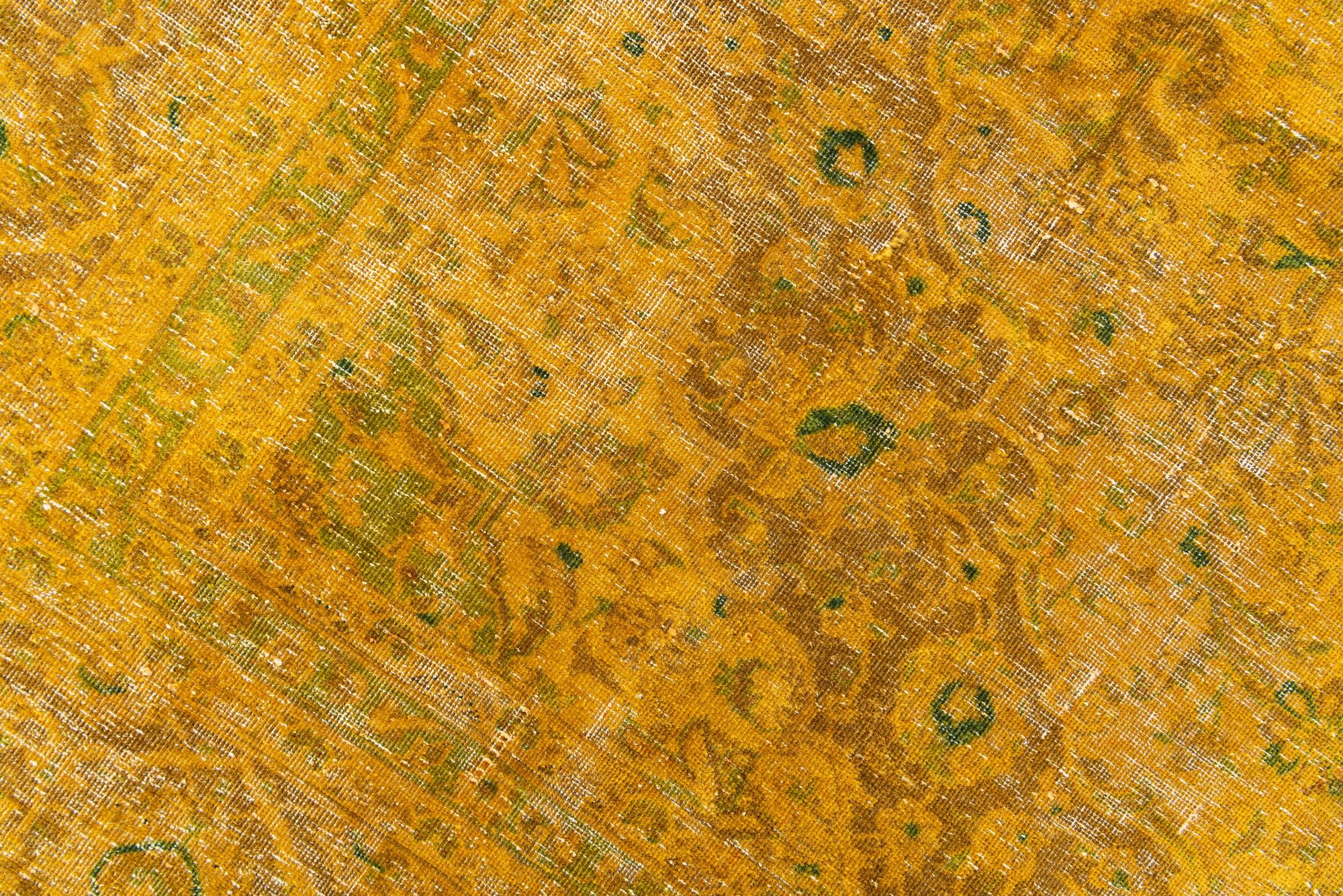 9' 5 x 12' 8 Hand Knotted Ultra Vintage Persian Wool Rug