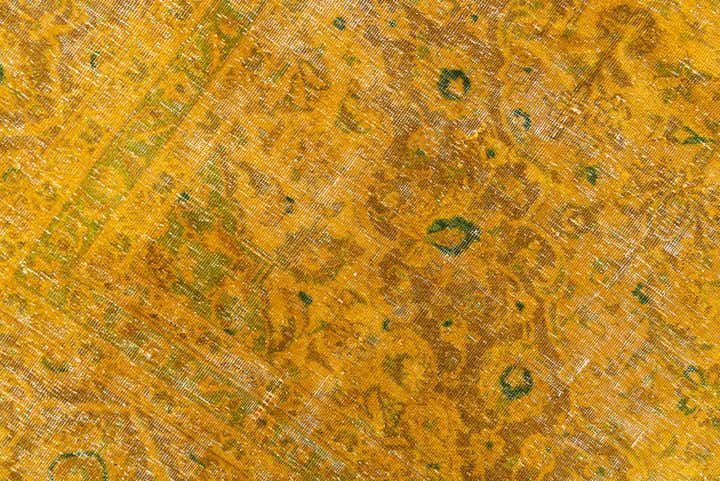 9' 5 x 12' 8 Hand Knotted Ultra Vintage Persian Wool Rug