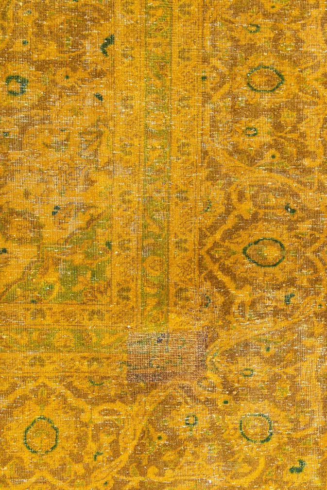 9' 5 x 12' 8 Hand Knotted Ultra Vintage Persian Wool Rug
