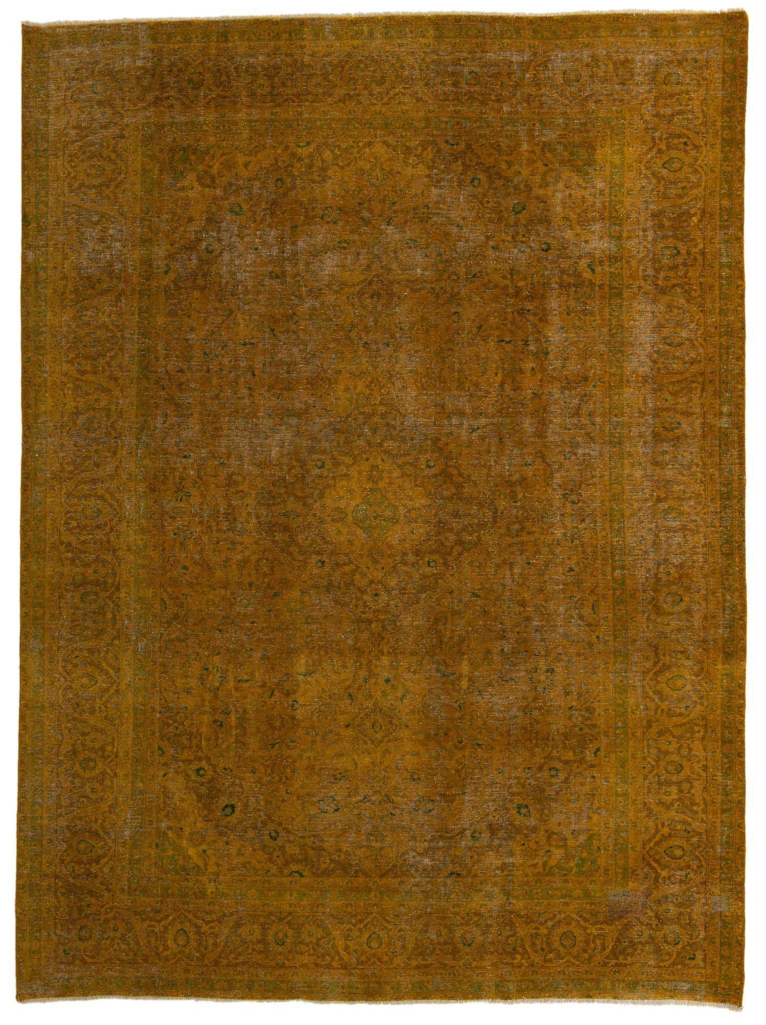 9' 5 x 12' 8 Hand Knotted Ultra Vintage Persian Wool Rug