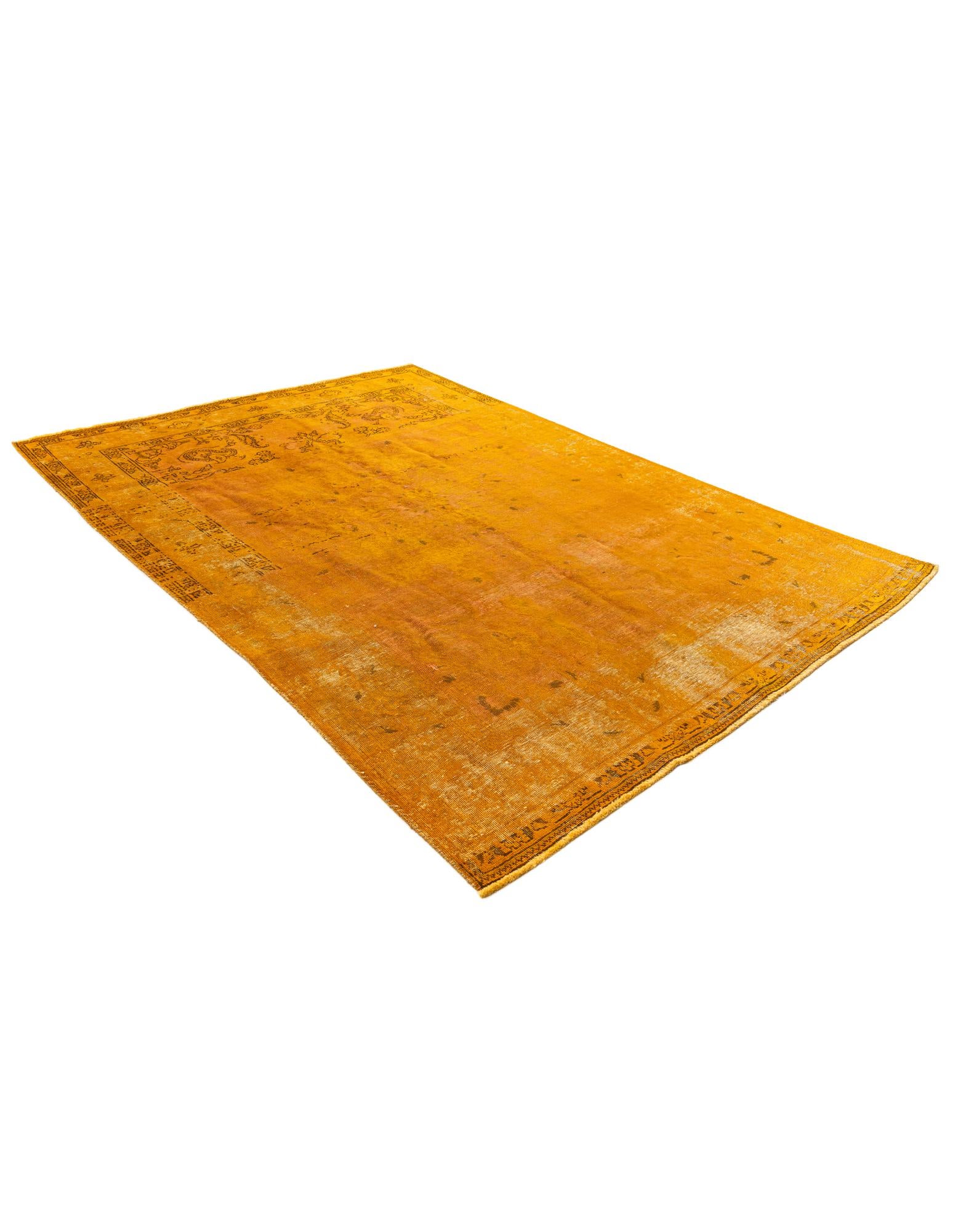 6' 4 x 9' Hand Knotted Ultra Vintage Persian Wool Rug