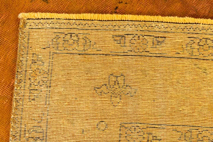 6' 4 x 9' Hand Knotted Ultra Vintage Persian Wool Rug