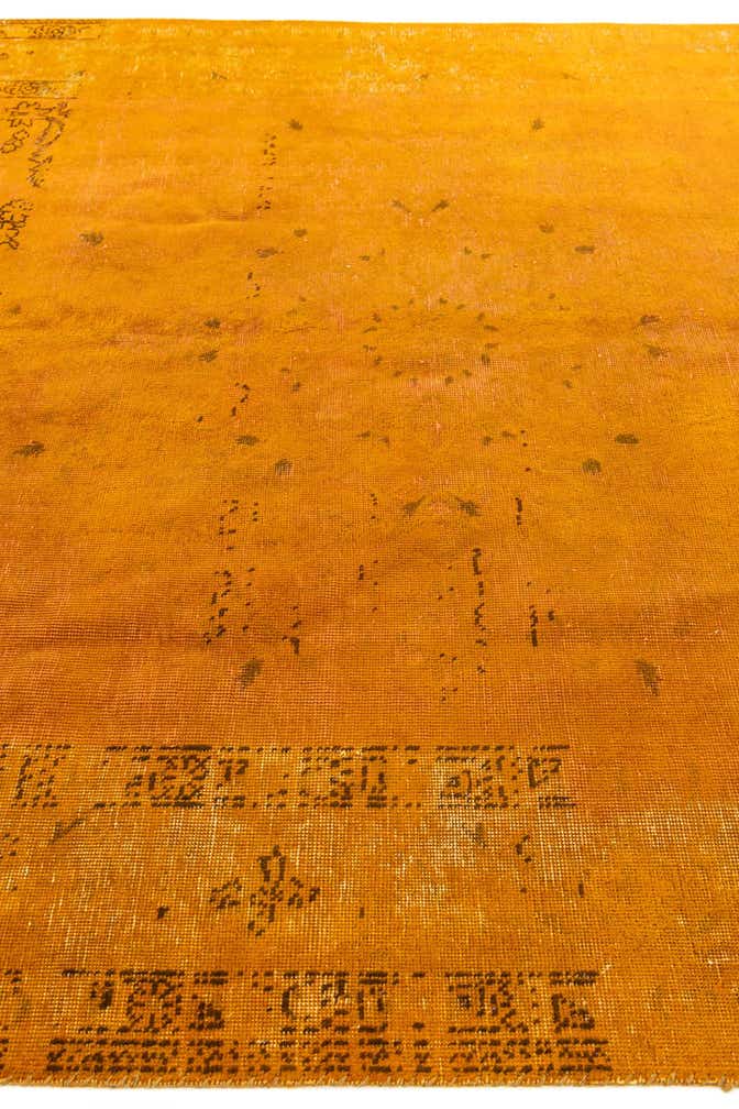 6' 4 x 9' Hand Knotted Ultra Vintage Persian Wool Rug