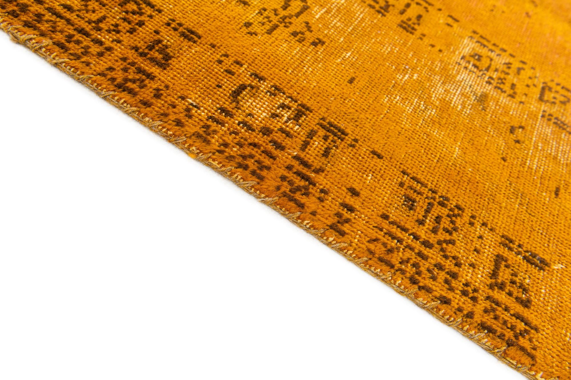 6' 4 x 9' Hand Knotted Ultra Vintage Persian Wool Rug