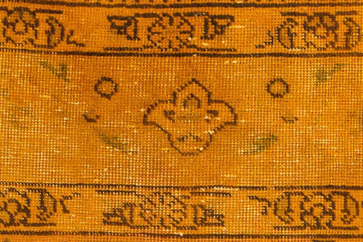 6' 4 x 9' Hand Knotted Ultra Vintage Persian Wool Rug