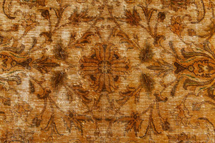 7' 4 x 11' 2 Hand Knotted Ultra Vintage Persian Wool Rug