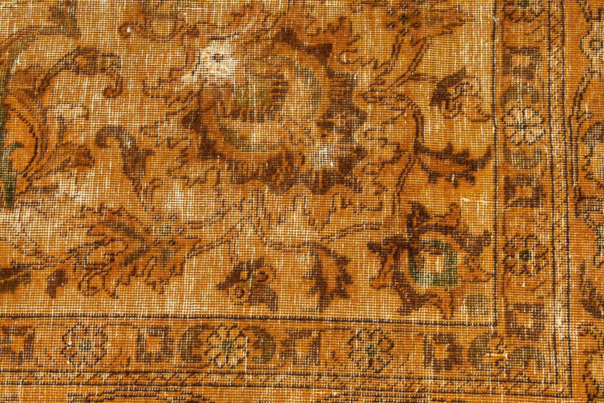 7' 4 x 11' 2 Hand Knotted Ultra Vintage Persian Wool Rug