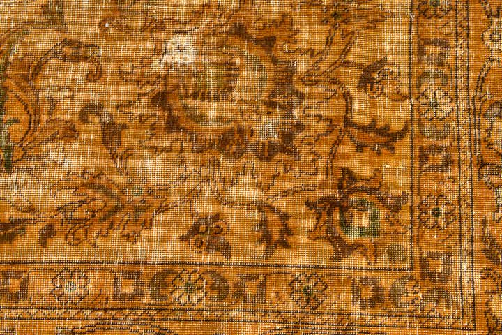 7' 4 x 11' 2 Hand Knotted Ultra Vintage Persian Wool Rug