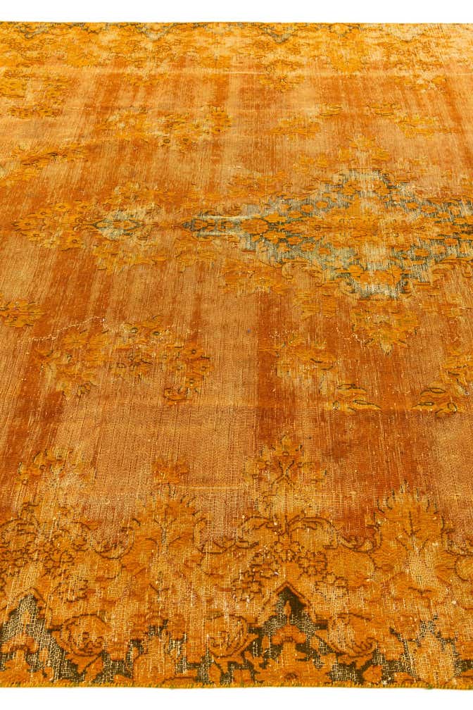 7' 10 x 10' 10 Hand Knotted Ultra Vintage Persian Wool Rug