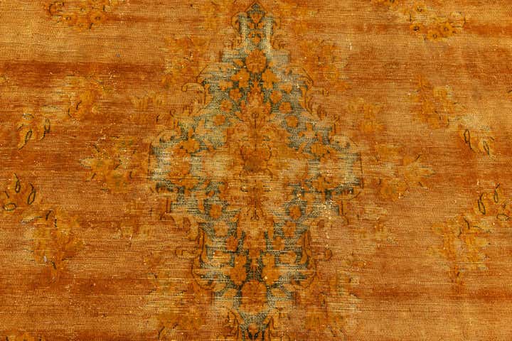 7' 10 x 10' 10 Hand Knotted Ultra Vintage Persian Wool Rug