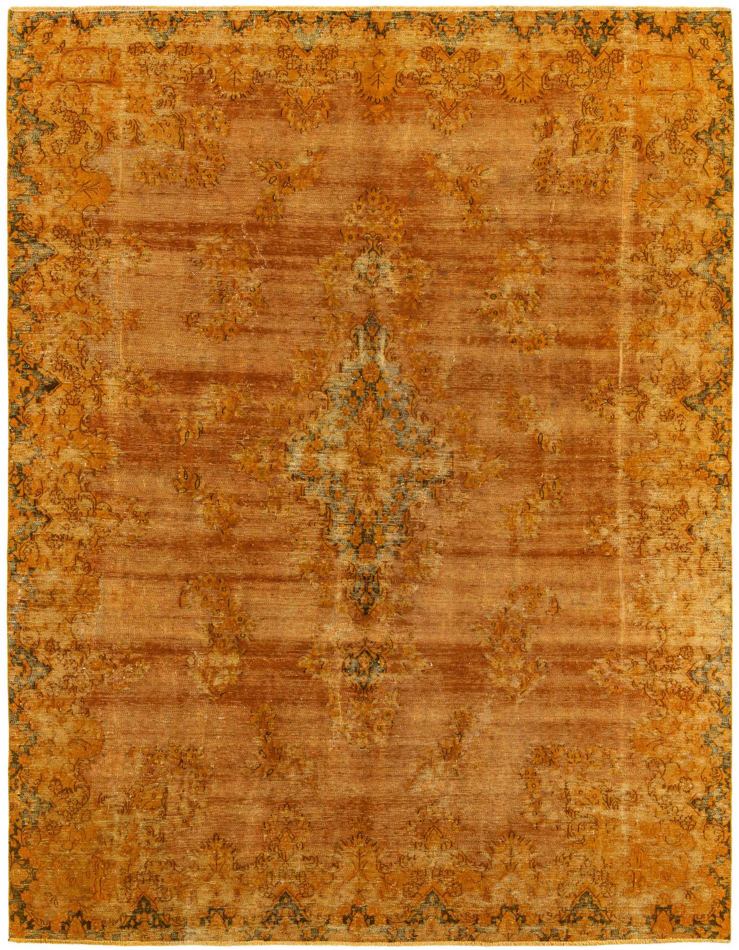 Primary image 7' 10 x 10' 10  Hand Knotted Ultra Vintage Persian Wool Rug