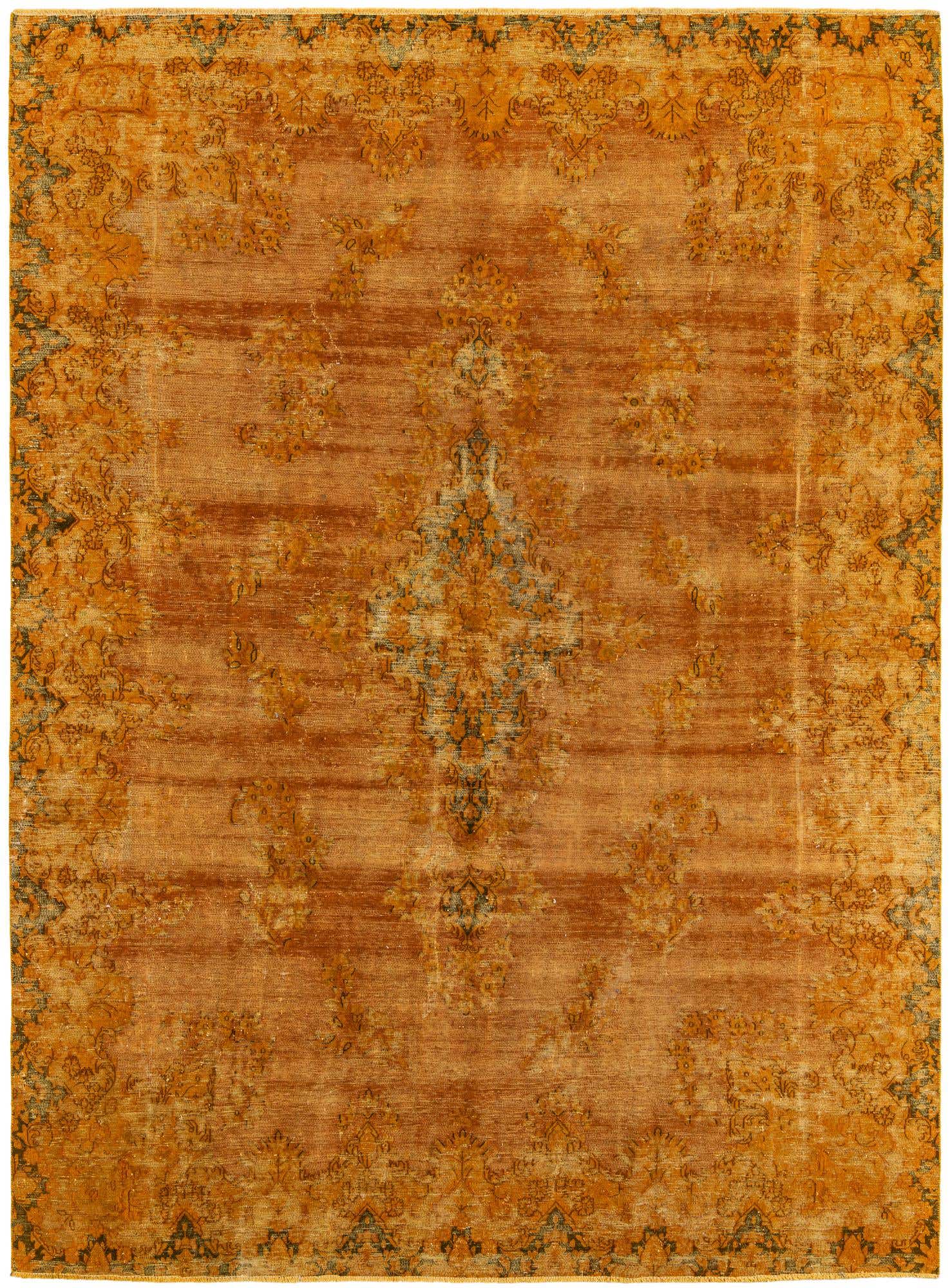 7' 10 x 10' 10 Hand Knotted Ultra Vintage Persian Wool Rug