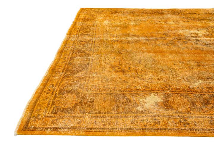 9' 9 x 12' 10 Hand Knotted Ultra Vintage Persian Wool Rug