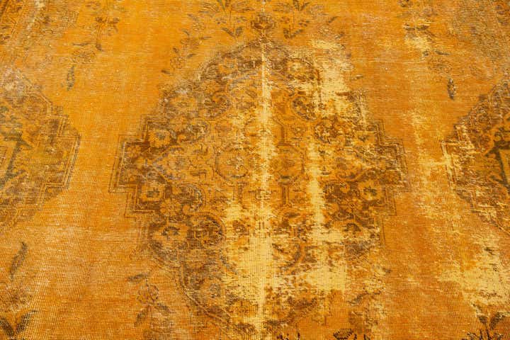 9' 9 x 12' 10 Hand Knotted Ultra Vintage Persian Wool Rug