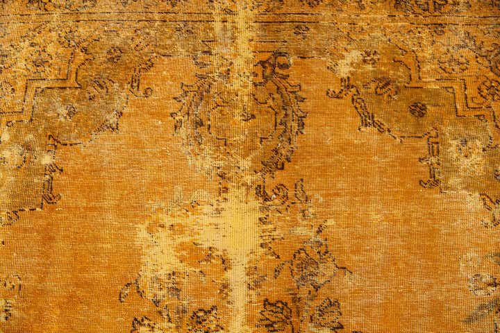 9' 9 x 12' 10 Hand Knotted Ultra Vintage Persian Wool Rug