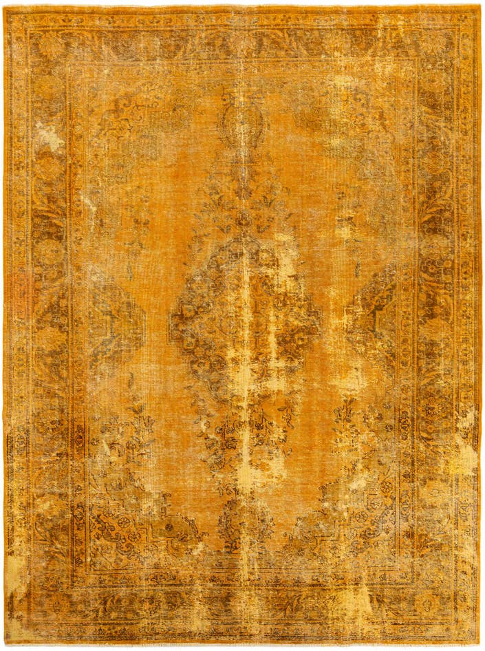 Detail image of 9' 9 x 12' 10 Hand Knotted Ultra Vintage Persian Wool Rug