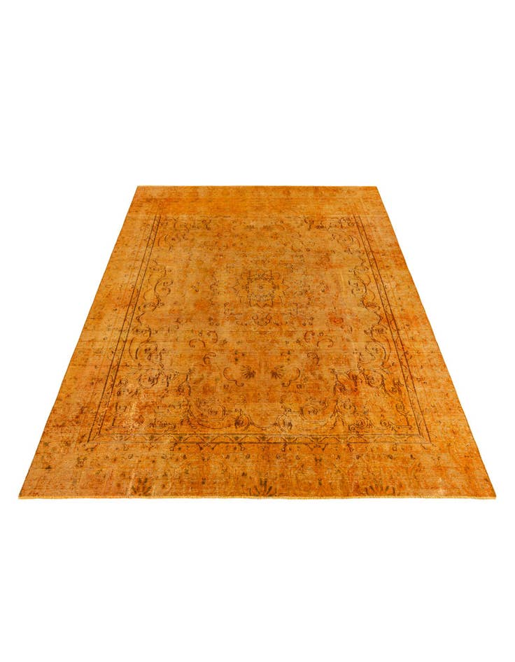 Detail image of 8' 6 x 11' 6  Hand Knotted Ultra Vintage Persian Wool Rug