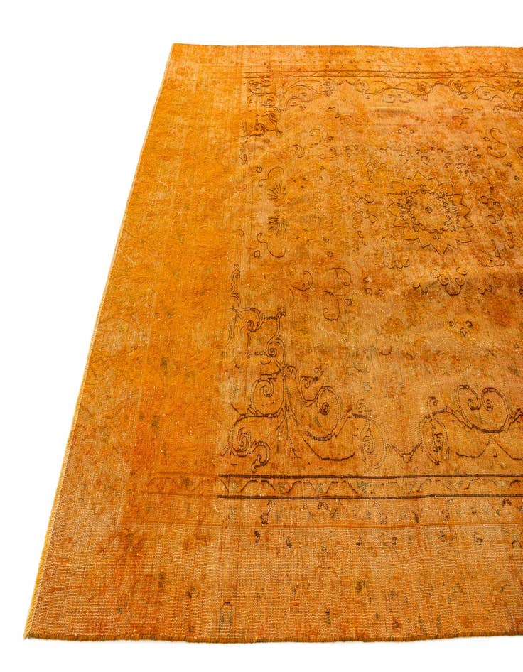 Detail image of 8' 6 x 11' 6  Hand Knotted Ultra Vintage Persian Wool Rug