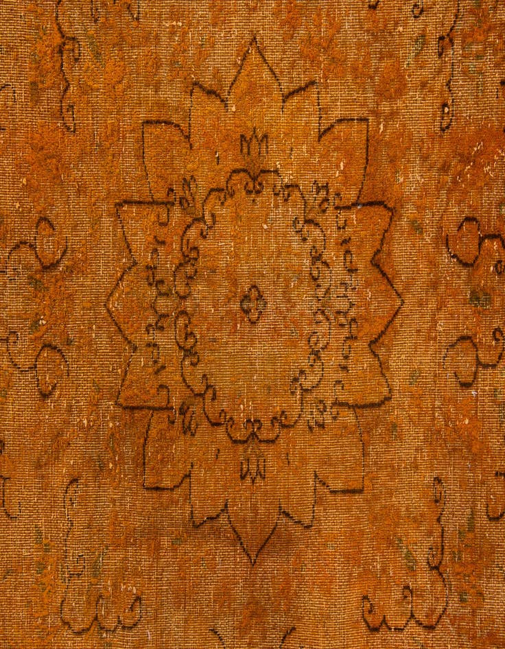 Detail image of 8' 6 x 11' 6  Hand Knotted Ultra Vintage Persian Wool Rug