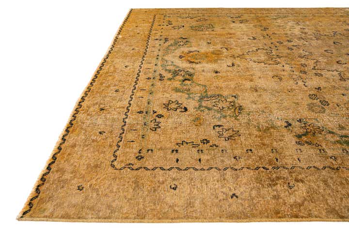 8' 7 x 12' Hand Knotted Ultra Vintage Persian Wool Rug