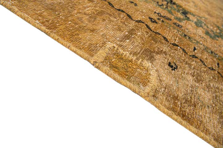 8' 7 x 12' Hand Knotted Ultra Vintage Persian Wool Rug