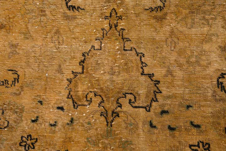 8' 7 x 12' Hand Knotted Ultra Vintage Persian Wool Rug