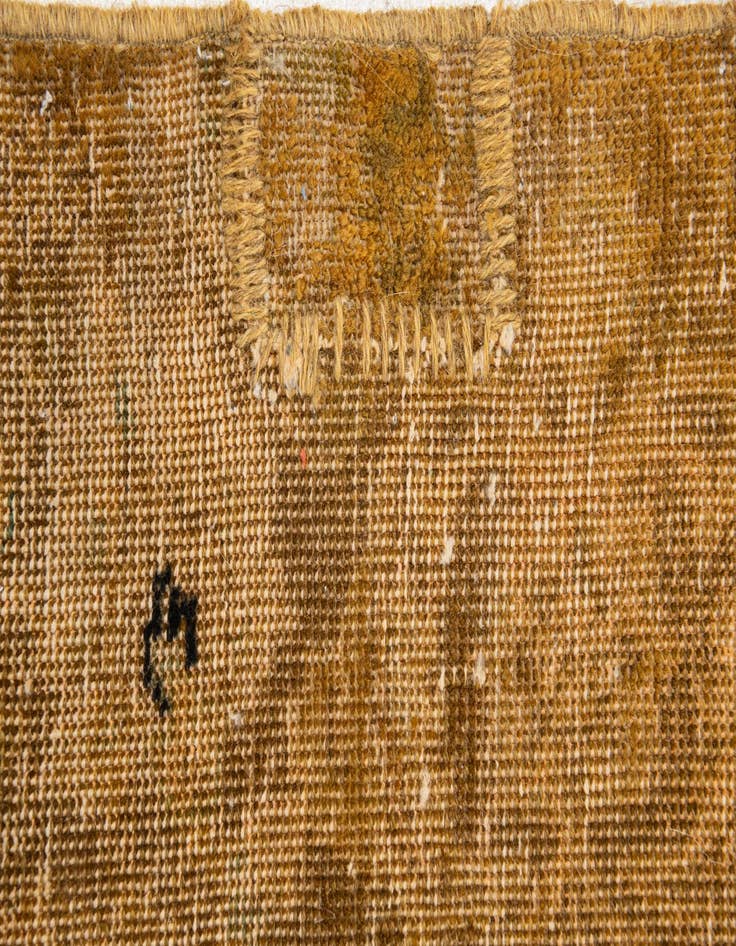 Detail image of 8' 7 x 12'  Hand Knotted Ultra Vintage Persian Wool Rug