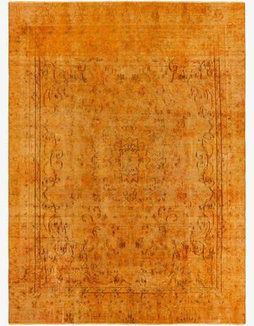 8' 6 x 11' 6 Hand Knotted Ultra Vintage Persian Wool Rug