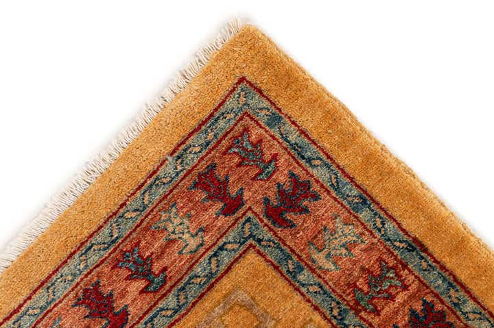 3' 4 x 5' Hand Knotted Ziegler Wool Rug
