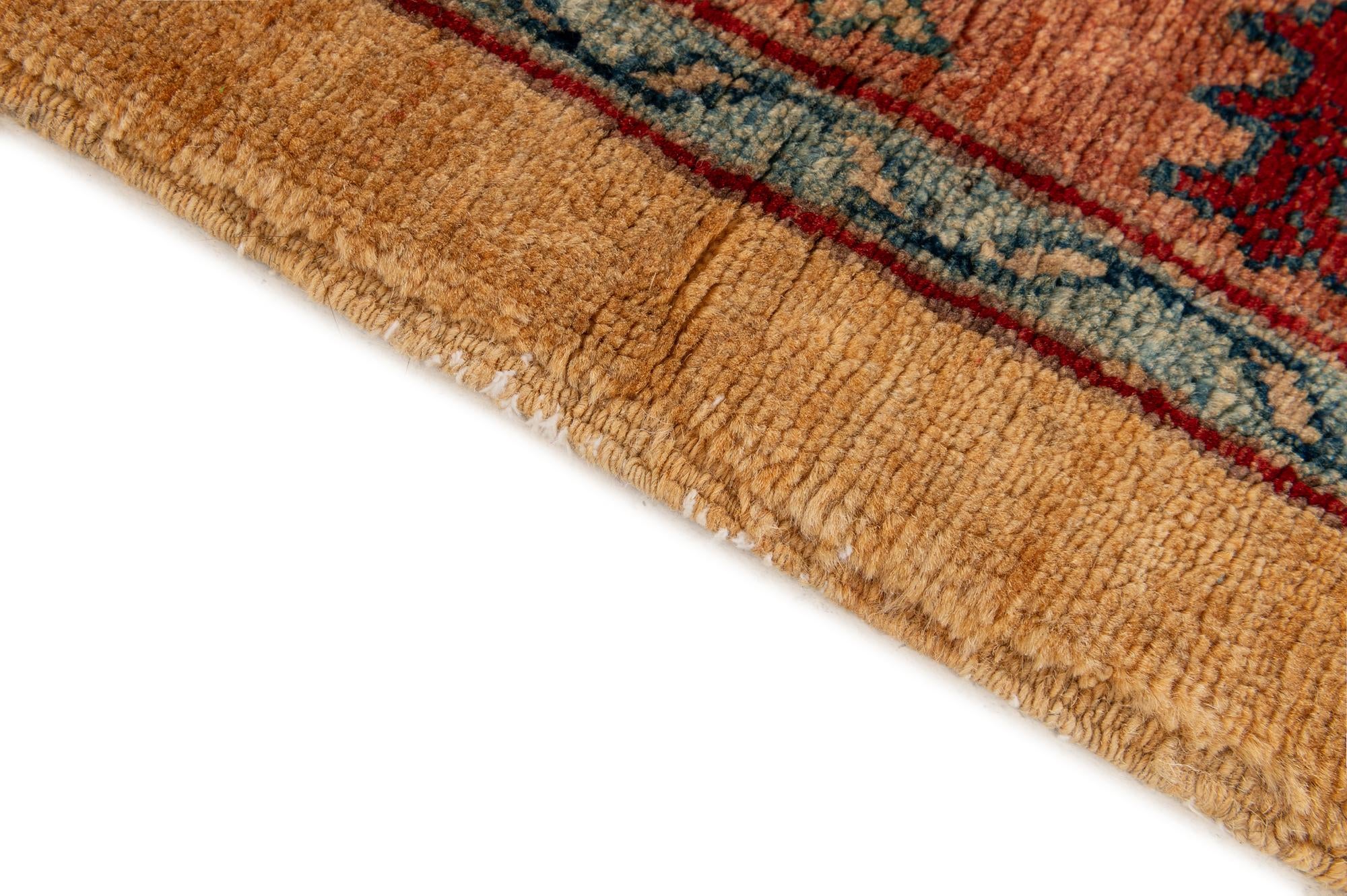 3' 4 x 5' Hand Knotted Ziegler Wool Rug