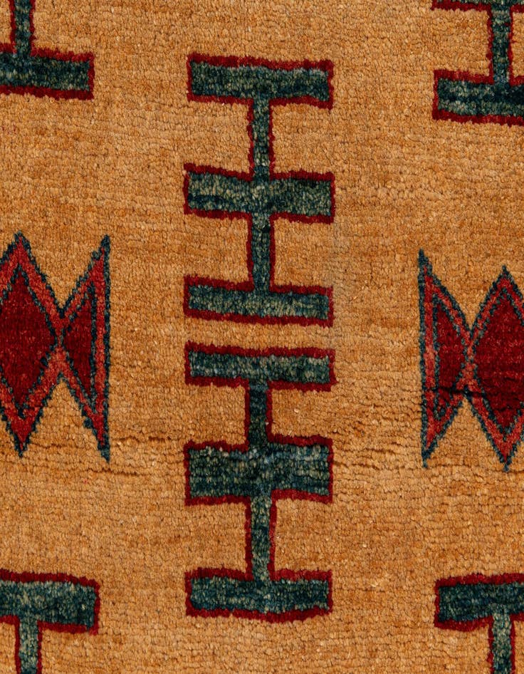 Detail image of 3' 4 x 5'  Hand Knotted Ziegler Wool Rug