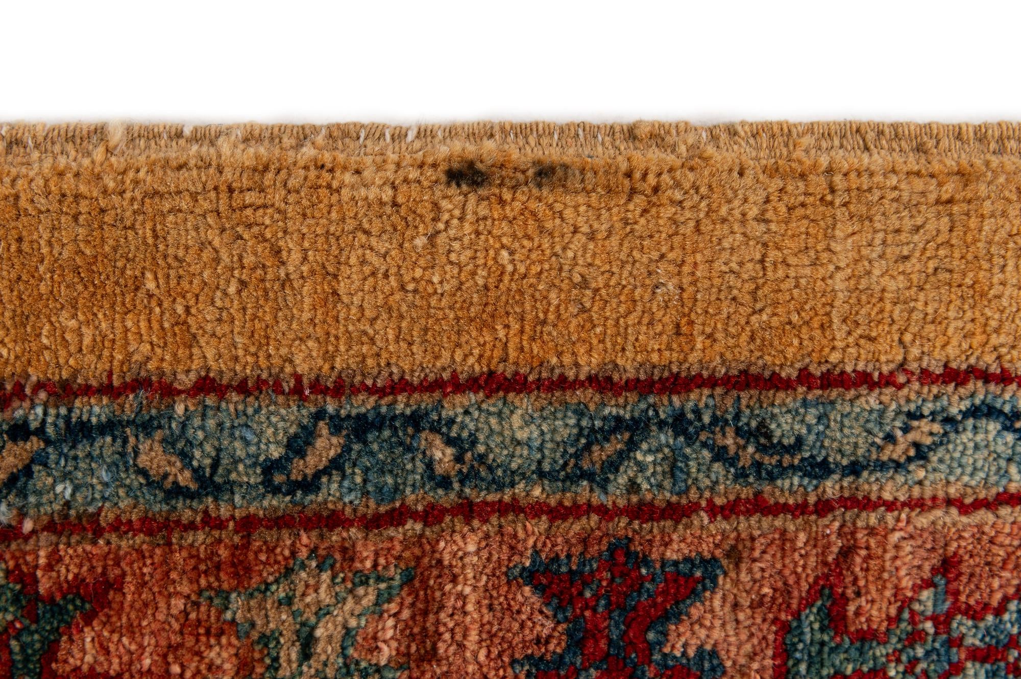 3' 4 x 5' Hand Knotted Ziegler Wool Rug