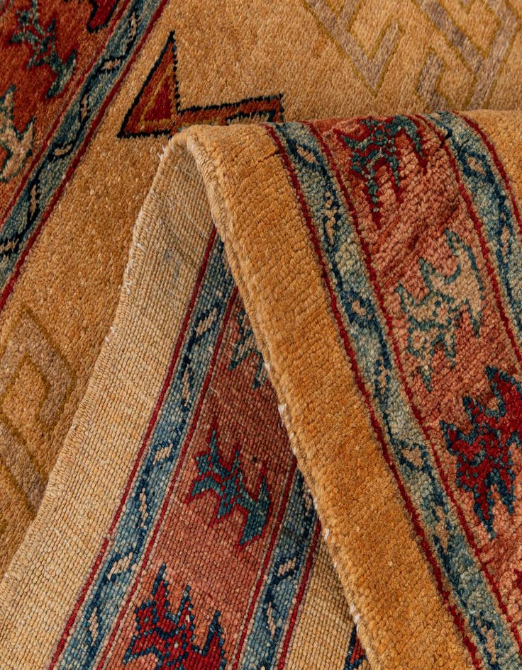 Detail image of 3' 4 x 5'  Hand Knotted Ziegler Wool Rug