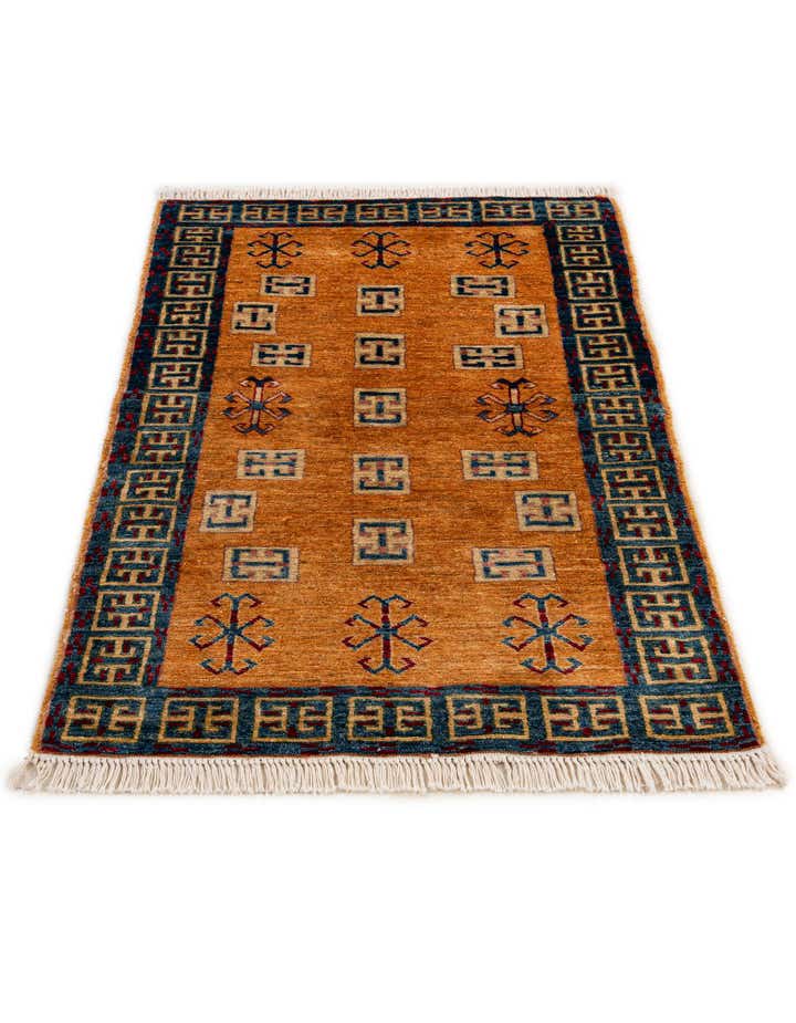 2' 7 x 4' 1 Hand Knotted Ziegler Wool Rug