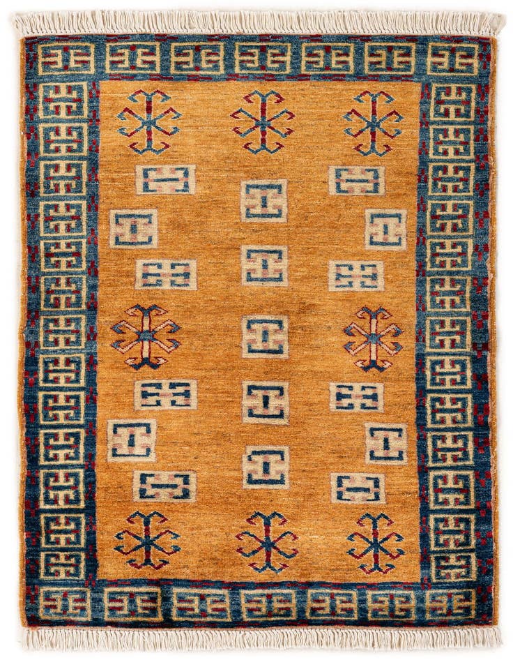 Detail image of 2' 7 x 4' 1 Hand Knotted Ziegler Wool Rug