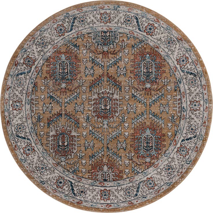 Detailansicht von 215cm x 215cm Nyla Rund Teppich