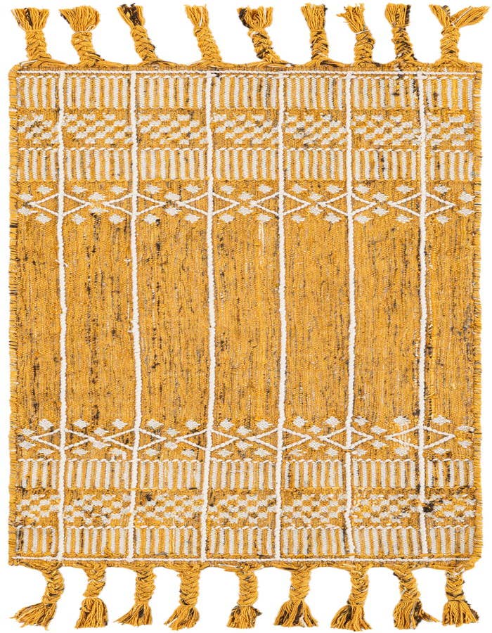 Detail image of 2' 2 x 5' 1 Easy-Clean Eco Bohemian Indoor / Outdoor Runner Rug
