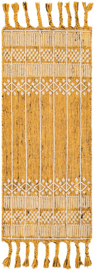 Detail image of 2' 2 x 5' 1 Easy-Clean Eco Bohemian Indoor / Outdoor Runner Rug