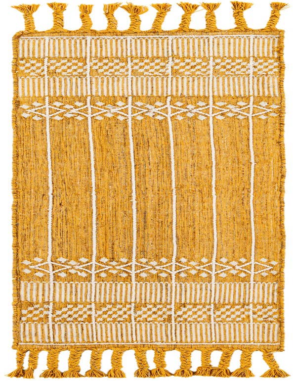 Detail image of 2' 2 x 6' 7 Easy-Clean Eco Bohemian Indoor / Outdoor Runner Rug