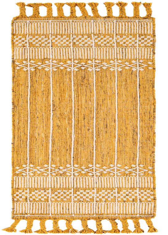 2' 2 x 8' 2 Easy-Clean Eco Bohemian Indoor / Outdoor Runner Rug