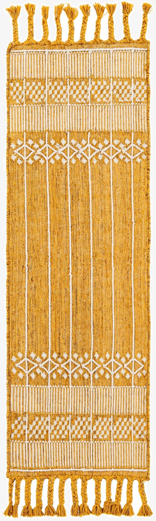 2' 2 x 6' 7  Washable Eco Bohemian Indoor / Outdoor Runner Rug