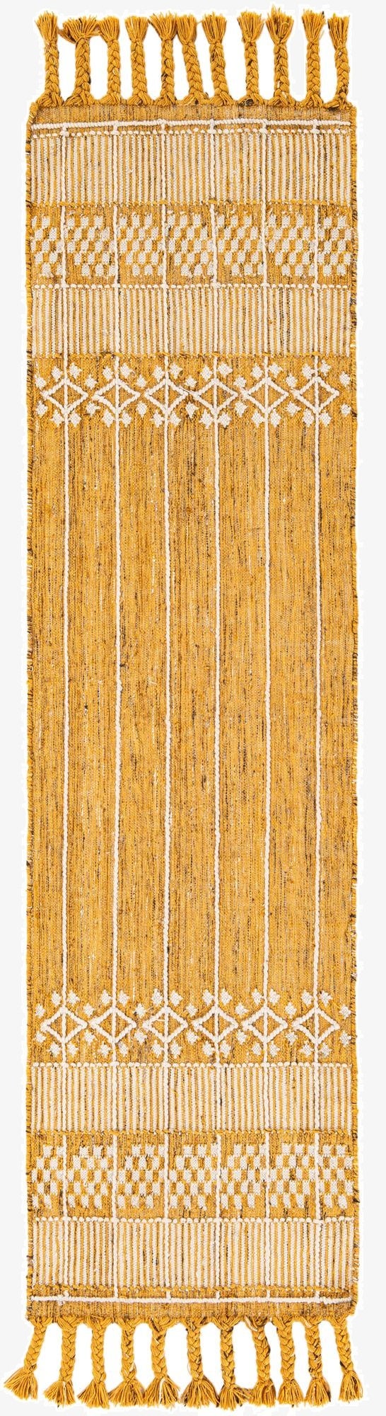 2' 2 x 8' 2  Washable Eco Bohemian Indoor / Outdoor Runner Rug