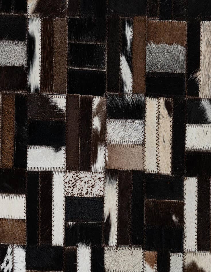 Detail image of 2' x 3' Cowhide Leather Rug