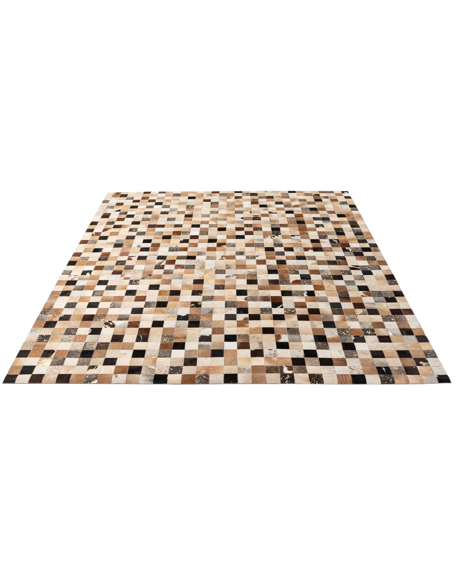8' 2 x 9' 10 Cowhide - Patchwork Rug