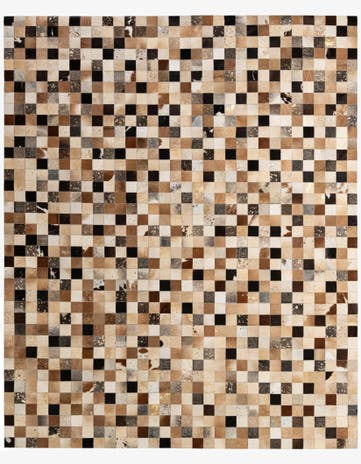 8' 2 x 9' 10 Cowhide - Patchwork Rug