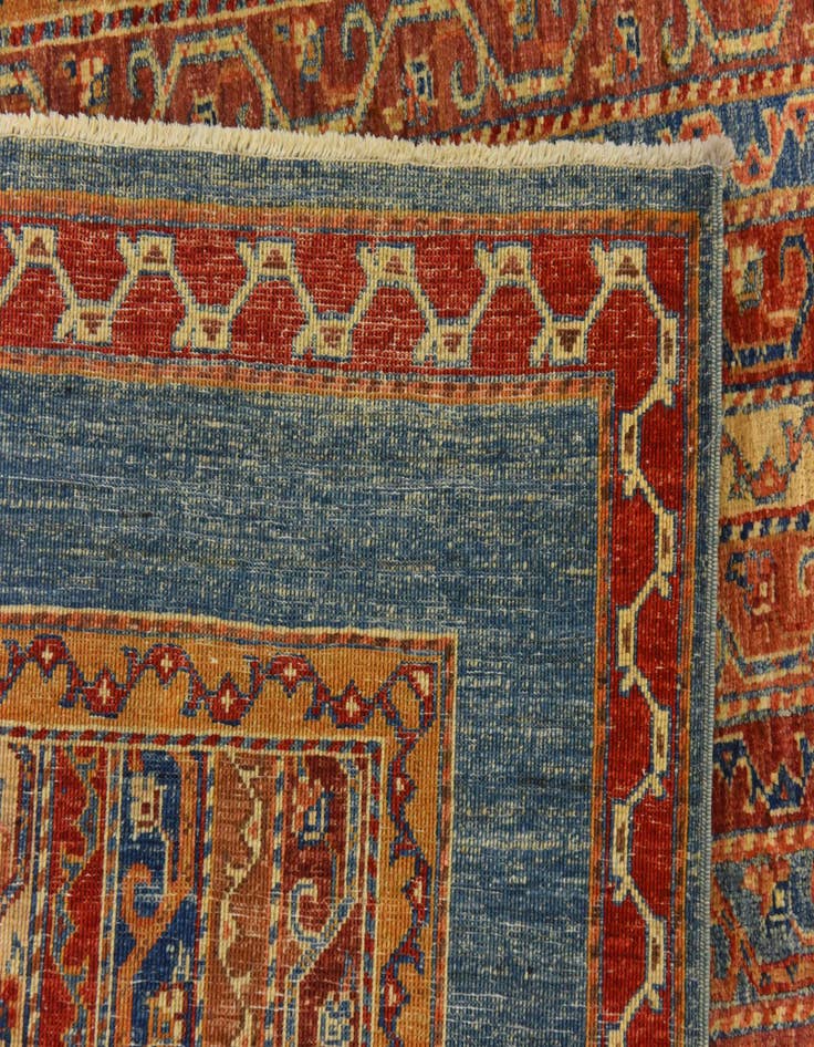 Detail image of 4' 2 x 5' 7  Hand Knotted Ariana Ziegler Rug