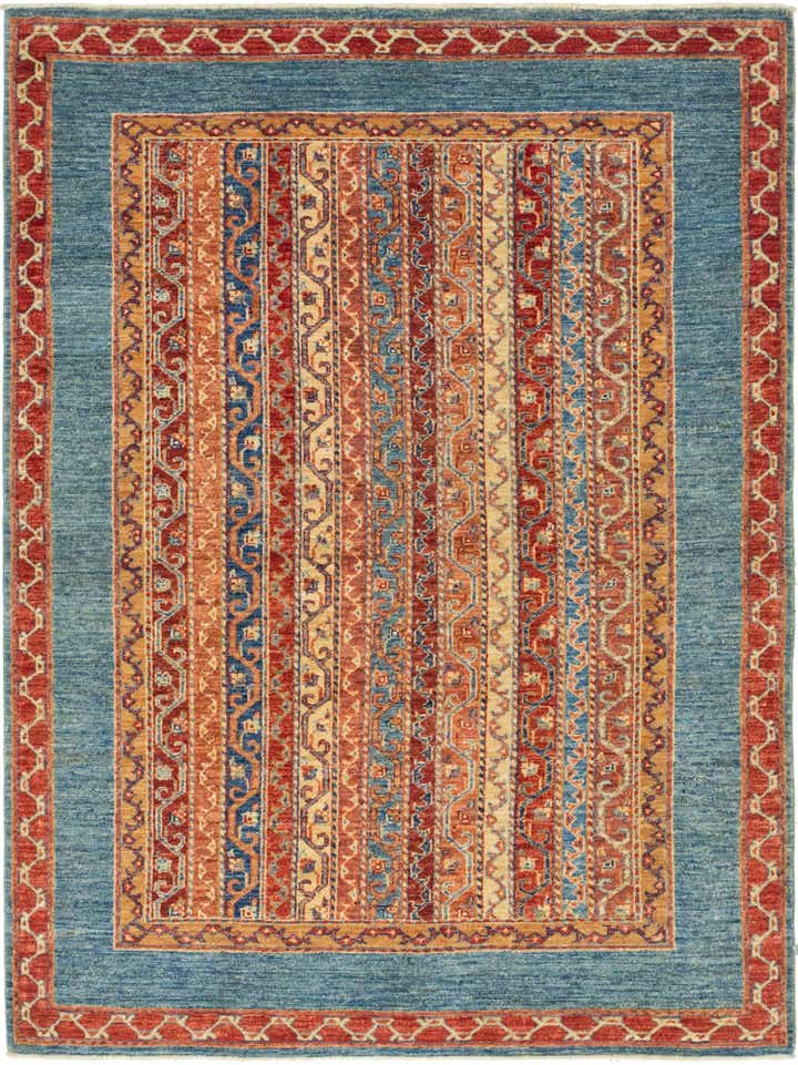4' 2 x 5' 7 Hand Knotted Ariana Ziegler Rug