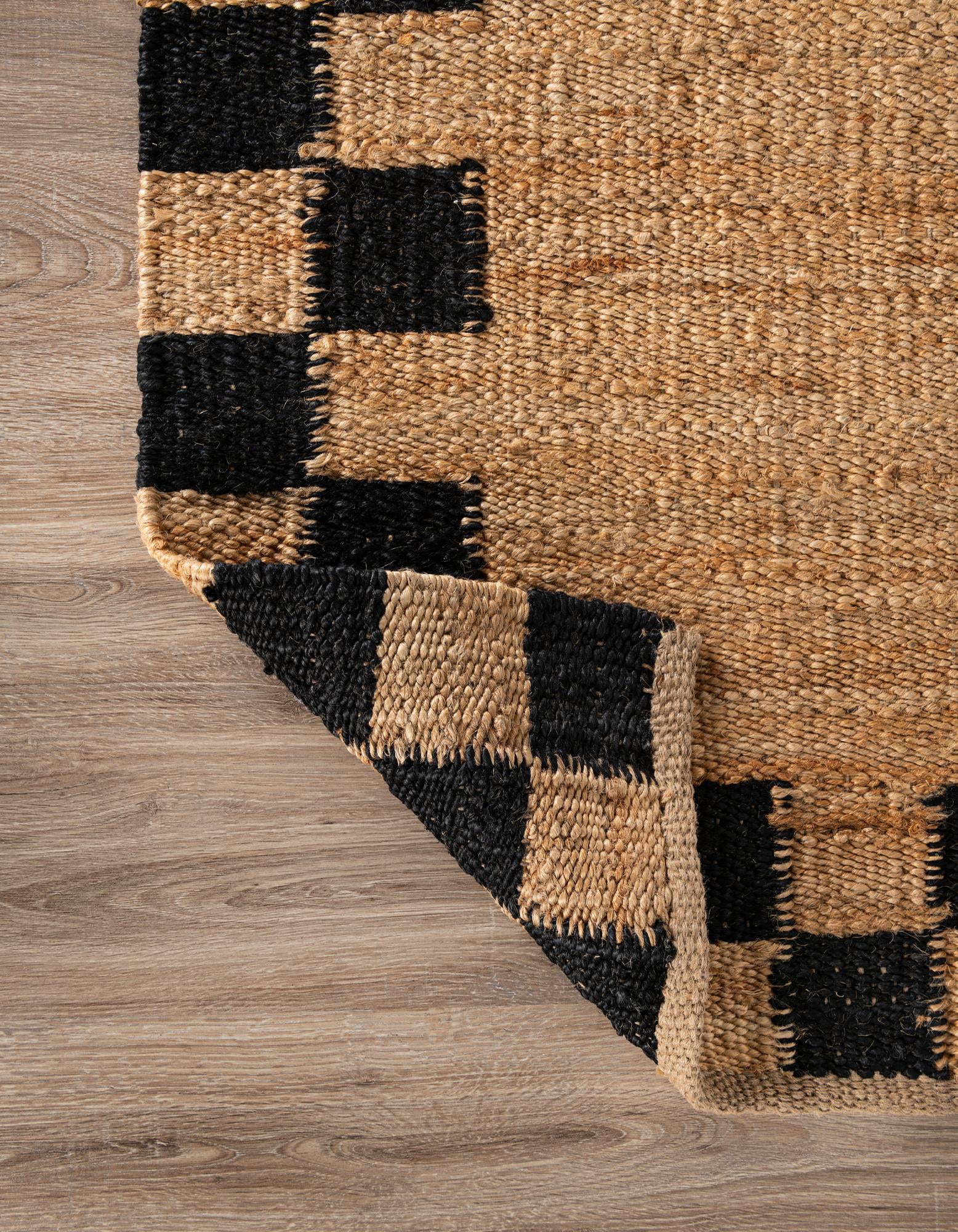 5' 1 x 8' Hand Woven Laurel Handwoven Jute Rug